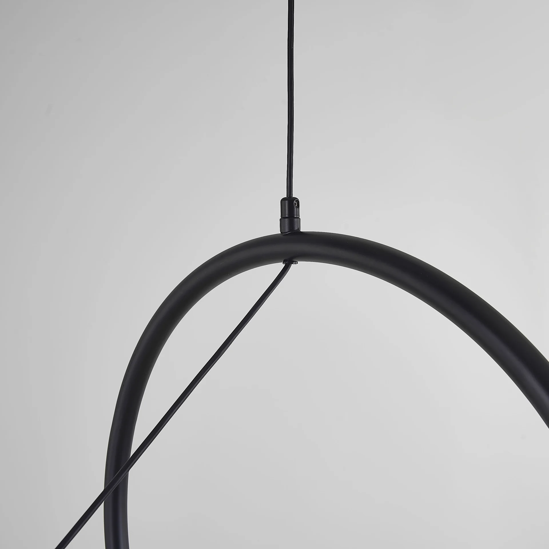 Подвесной светильник SUSPENSION CERCLE ET TRAIT – GRAPHITE SATINE L120 - миниатюра 20
