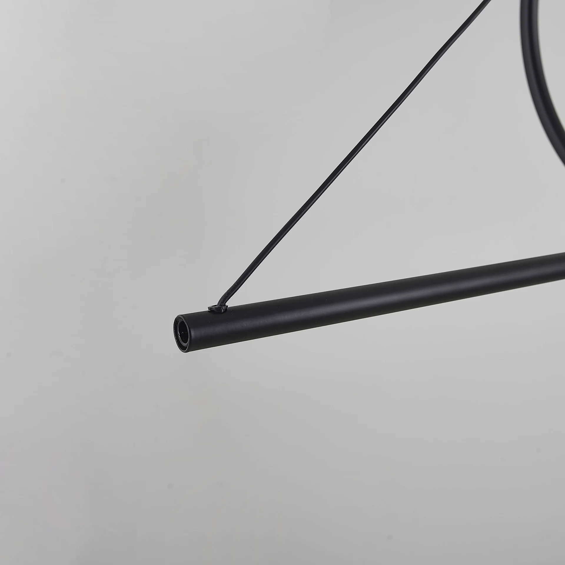Подвесной светильник SUSPENSION CERCLE ET TRAIT – GRAPHITE SATINE L120 - миниатюра 21