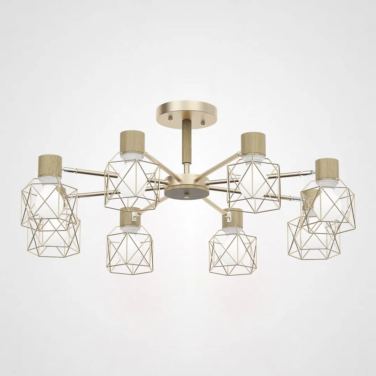 Потолочная люстра CORF B3 Champagne 8 lamps - изображение 1