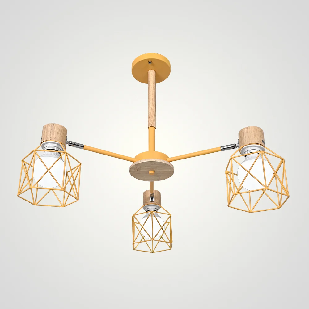 Потолочная люстра CORF B3 Yellow 3 lamps - изображение 1