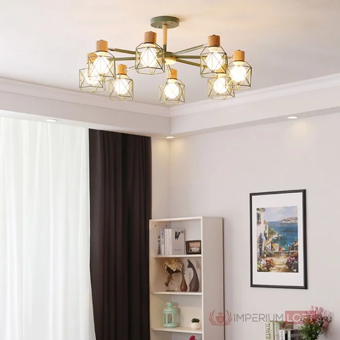 Потолочная люстра CORF B3 Yellow 3 lamps - миниатюра 13