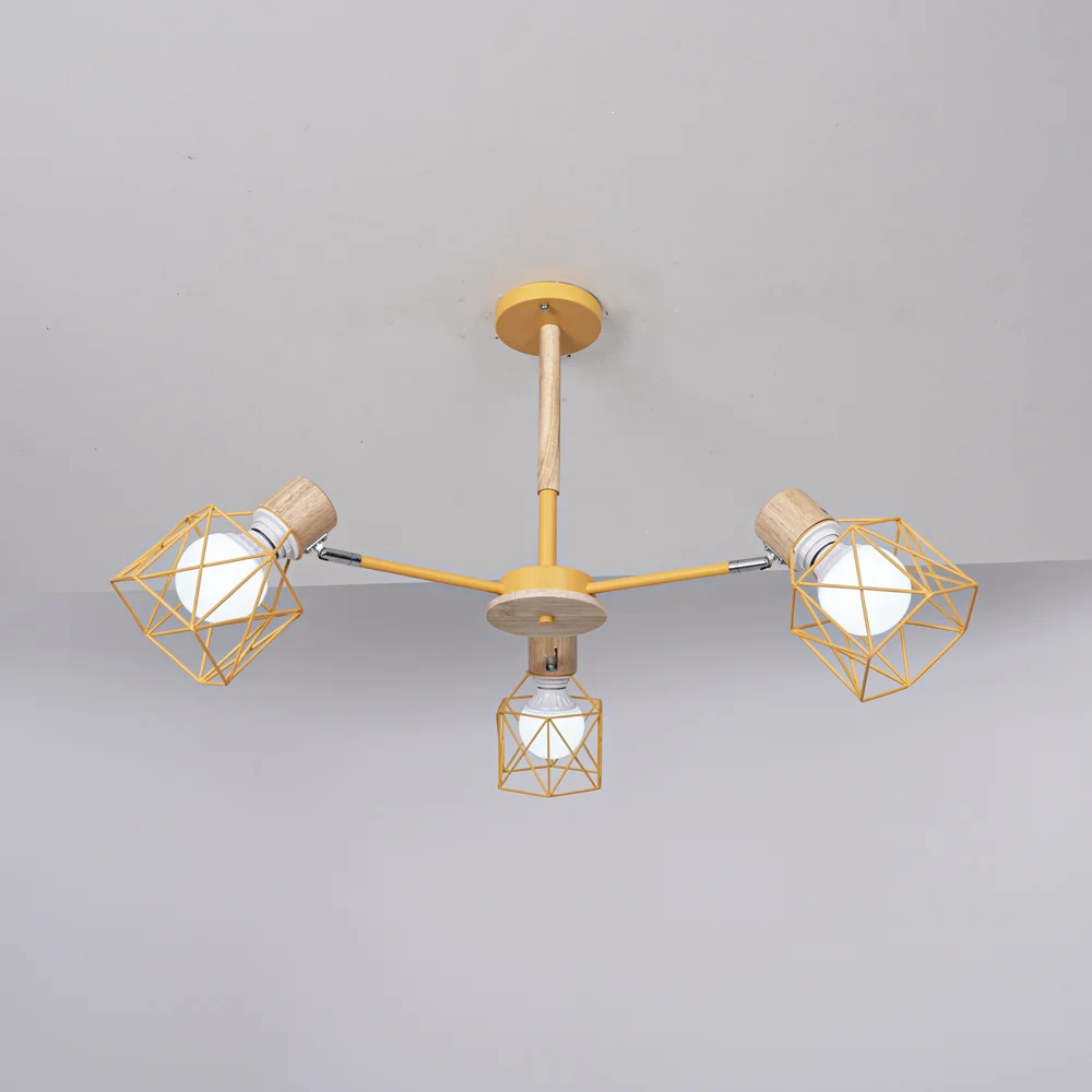 Потолочная люстра CORF B3 Yellow 3 lamps - миниатюра 3