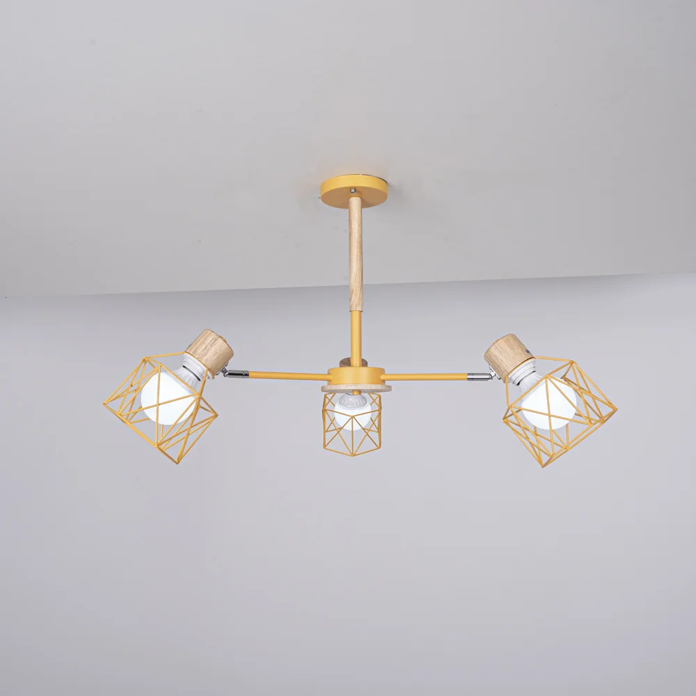 Потолочная люстра CORF B3 Yellow 3 lamps - миниатюра 4