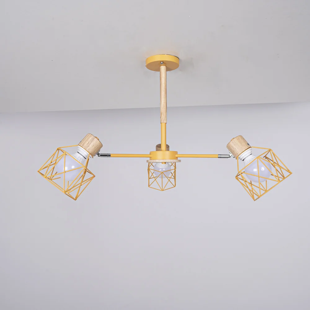 Потолочная люстра CORF B3 Yellow 3 lamps - миниатюра 5