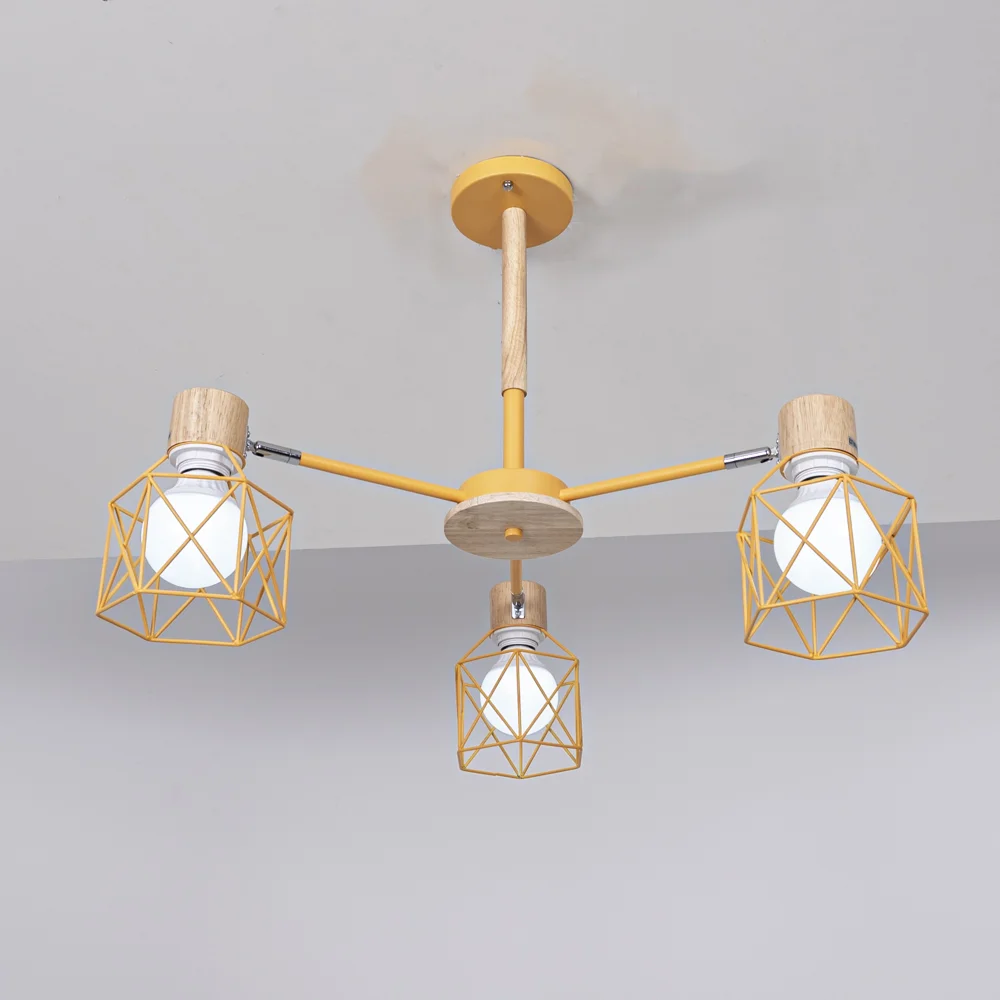 Потолочная люстра CORF B3 Yellow 3 lamps - миниатюра 9