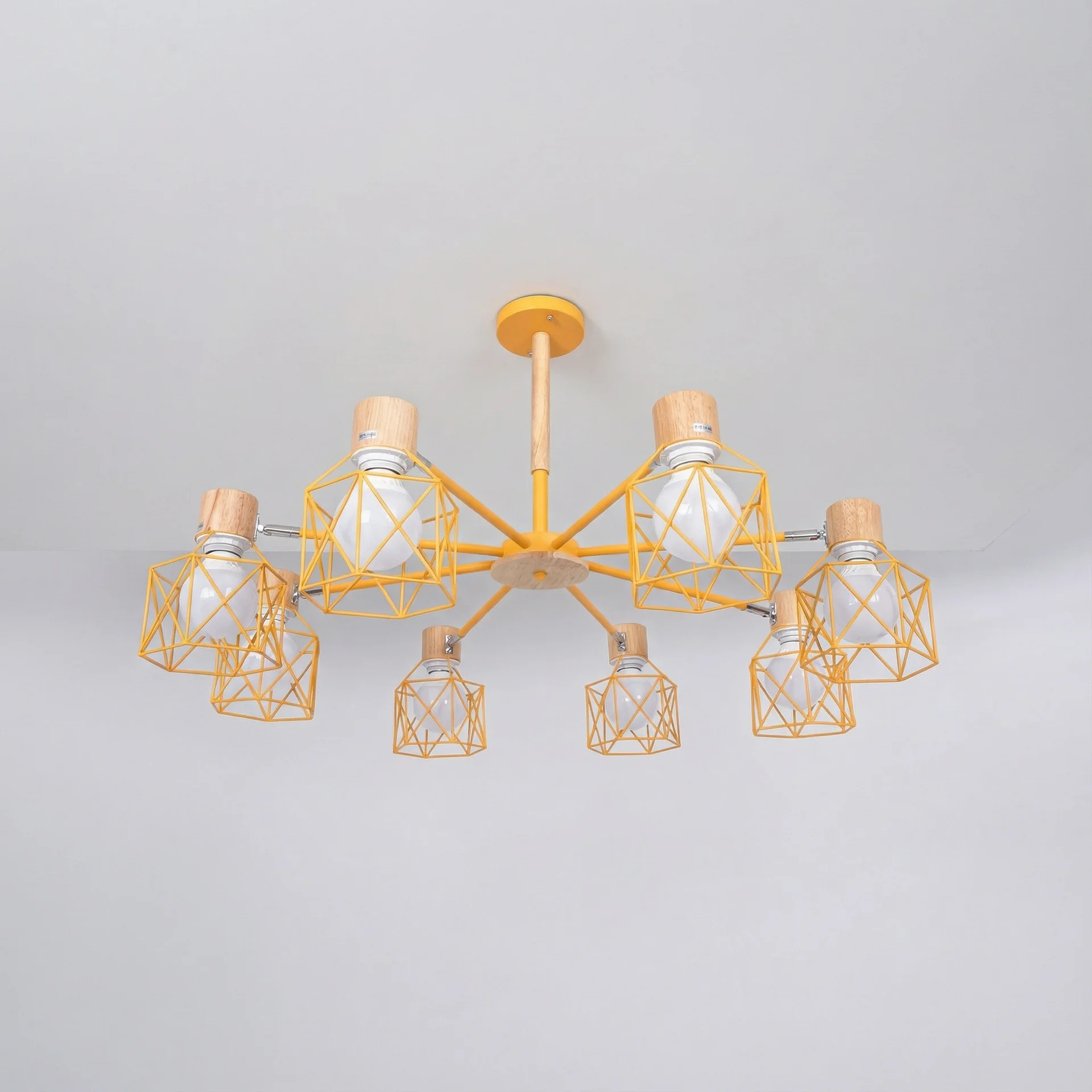 Потолочная люстра CORF B3 Yellow 8 lamps - миниатюра 11