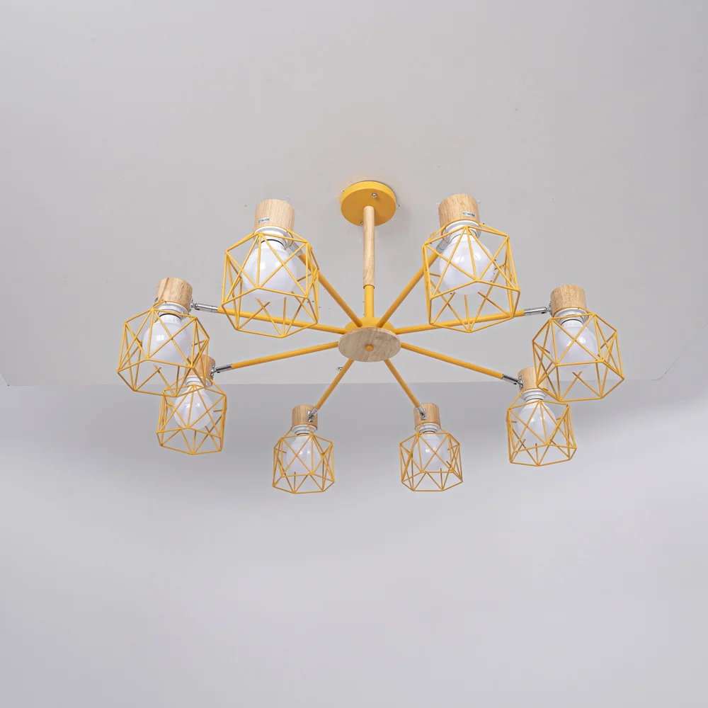 Потолочная люстра CORF B3 Yellow 8 lamps - миниатюра 4
