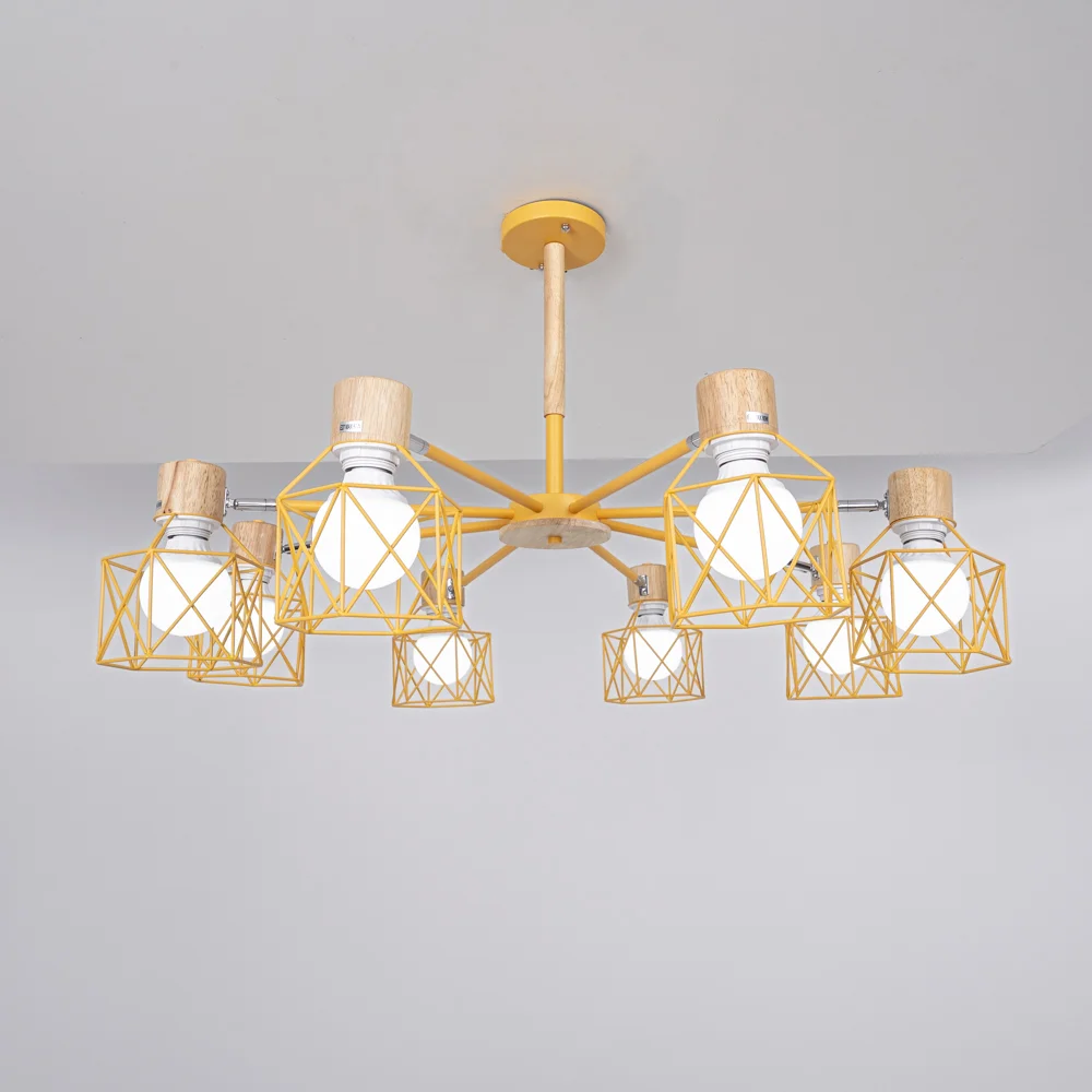 Потолочная люстра CORF B3 Yellow 8 lamps - миниатюра 5