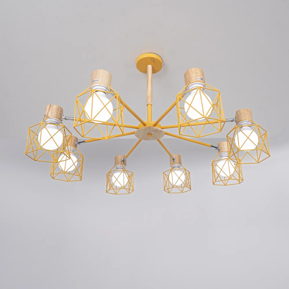 Потолочная люстра CORF B3 Yellow 8 lamps - миниатюра 6