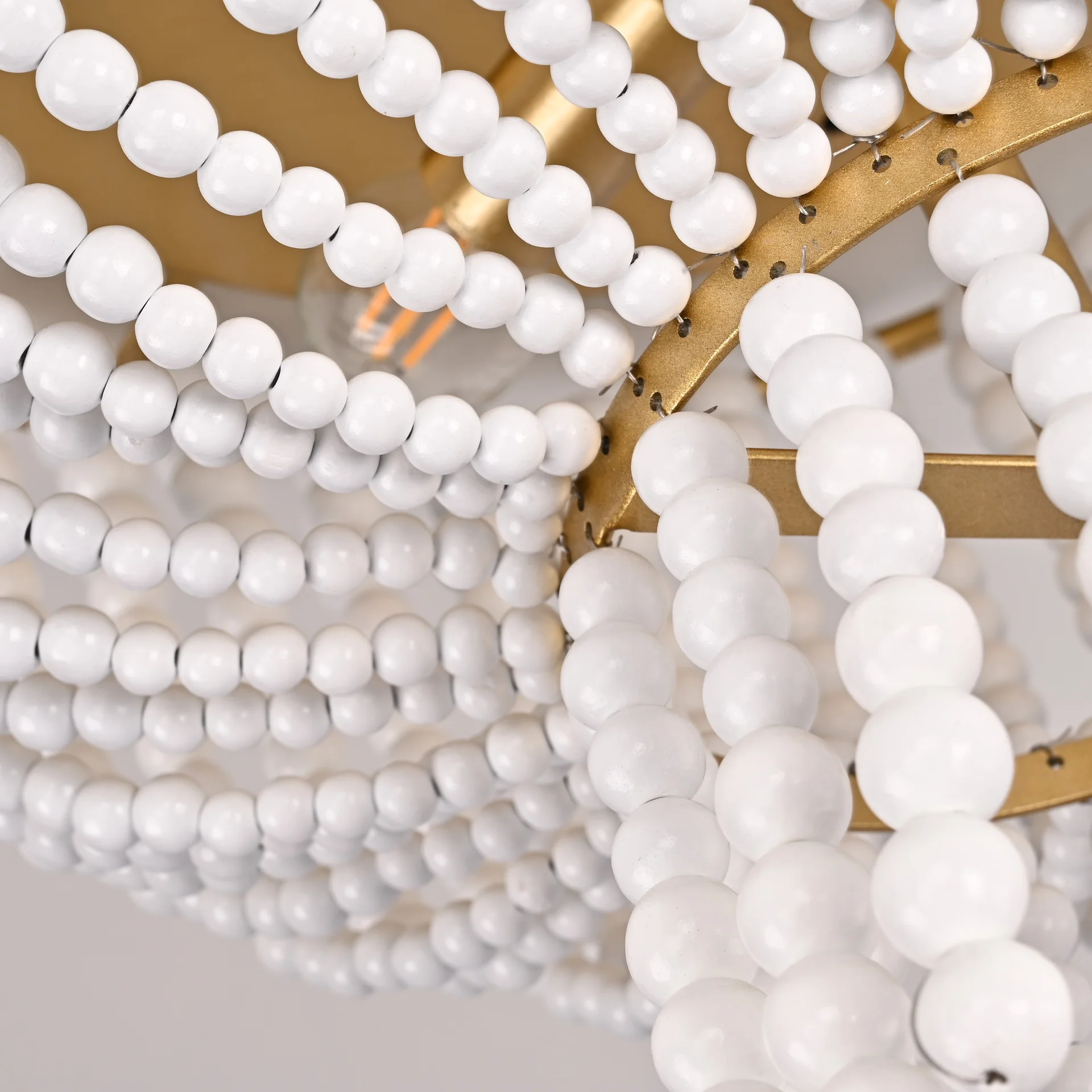Потолочная люстра JACQUELINE CLEAR FLUSH-MOUNT brass - миниатюра 13