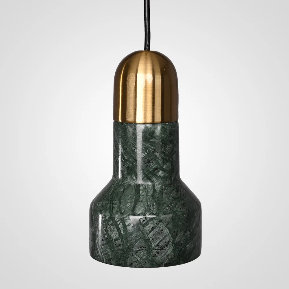 Подвесной светильник JAZZ STONE green brass - изображение 1