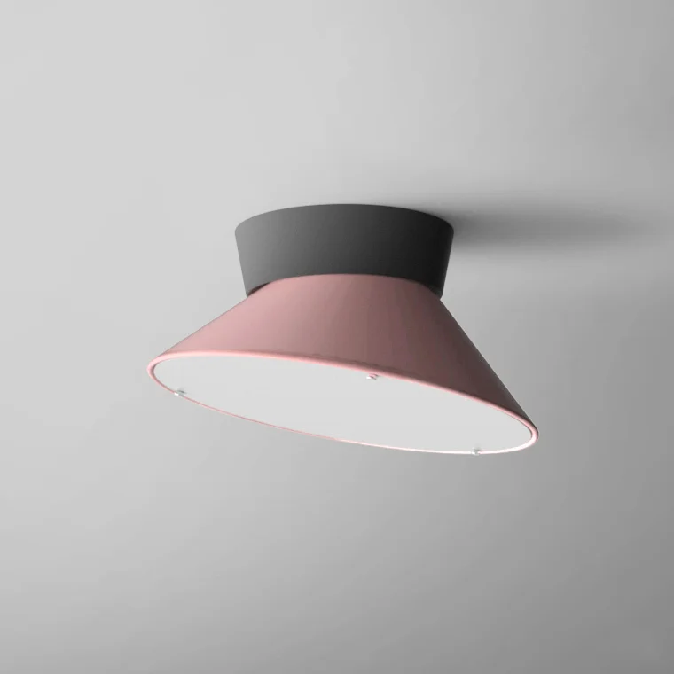 Потолочный светильник KNAP D40 Pink - миниатюра 2