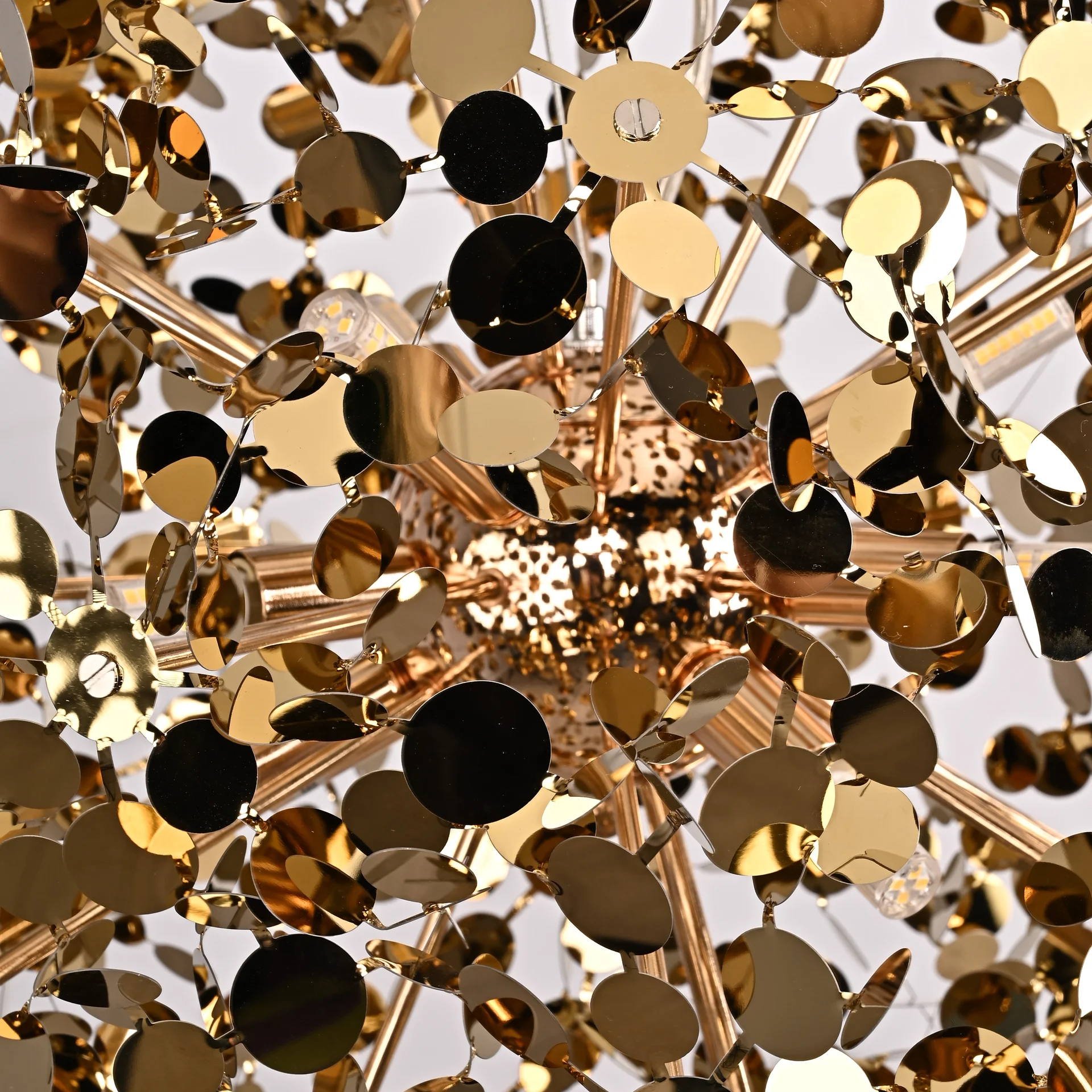 Подвесной светильник Tezani Argent Suspension Pendant lamp 85 gold D50 - миниатюра 2