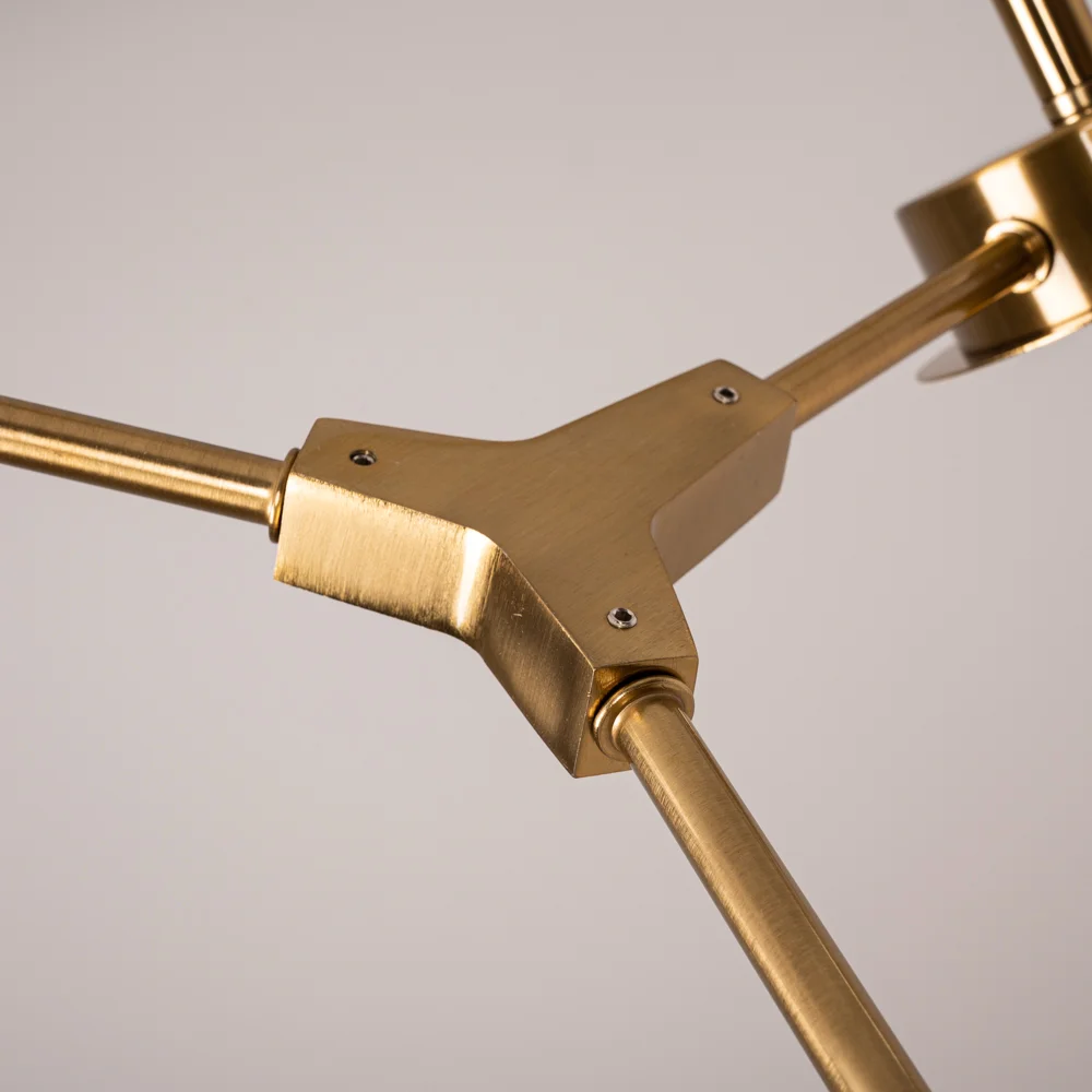 Люстра на штанге LATE D55 Gold - миниатюра 15