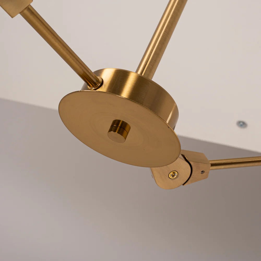 Люстра на штанге LATE D55 Gold - миниатюра 17