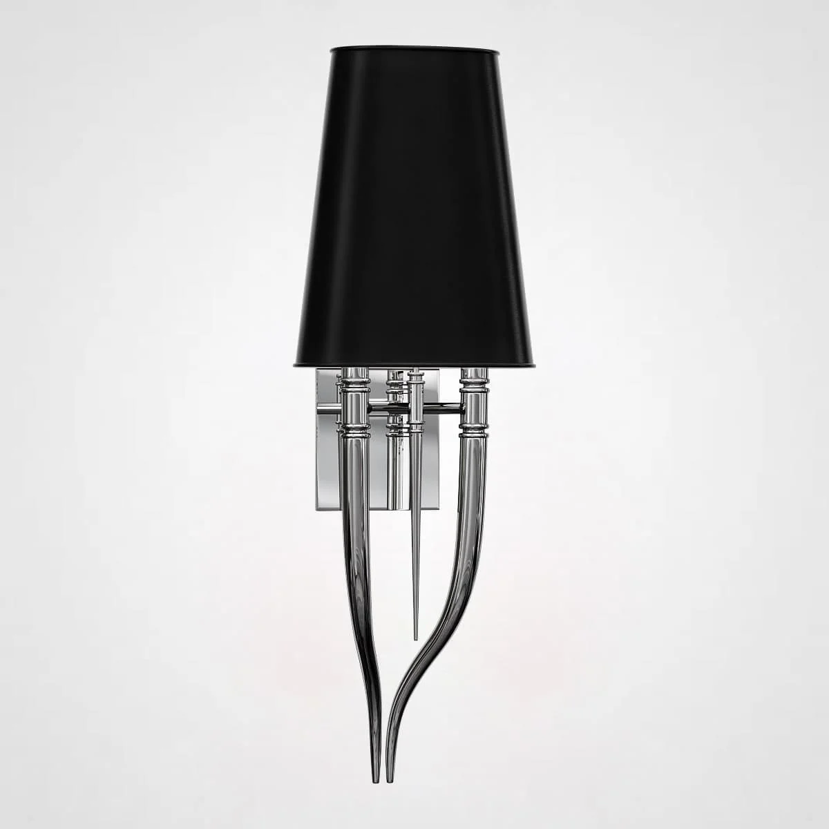 Настенный светильник Crystal Light Brunilde Ipe Cavalli H92 Silver/Black - изображение 1