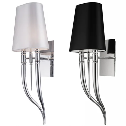 Настенный светильник Crystal Light Brunilde Ipe Cavalli H92 Silver/Black - миниатюра 4