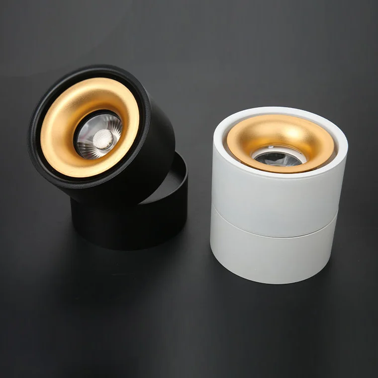 Потолочный светильник AGENDA black+gold 10W - миниатюра 2
