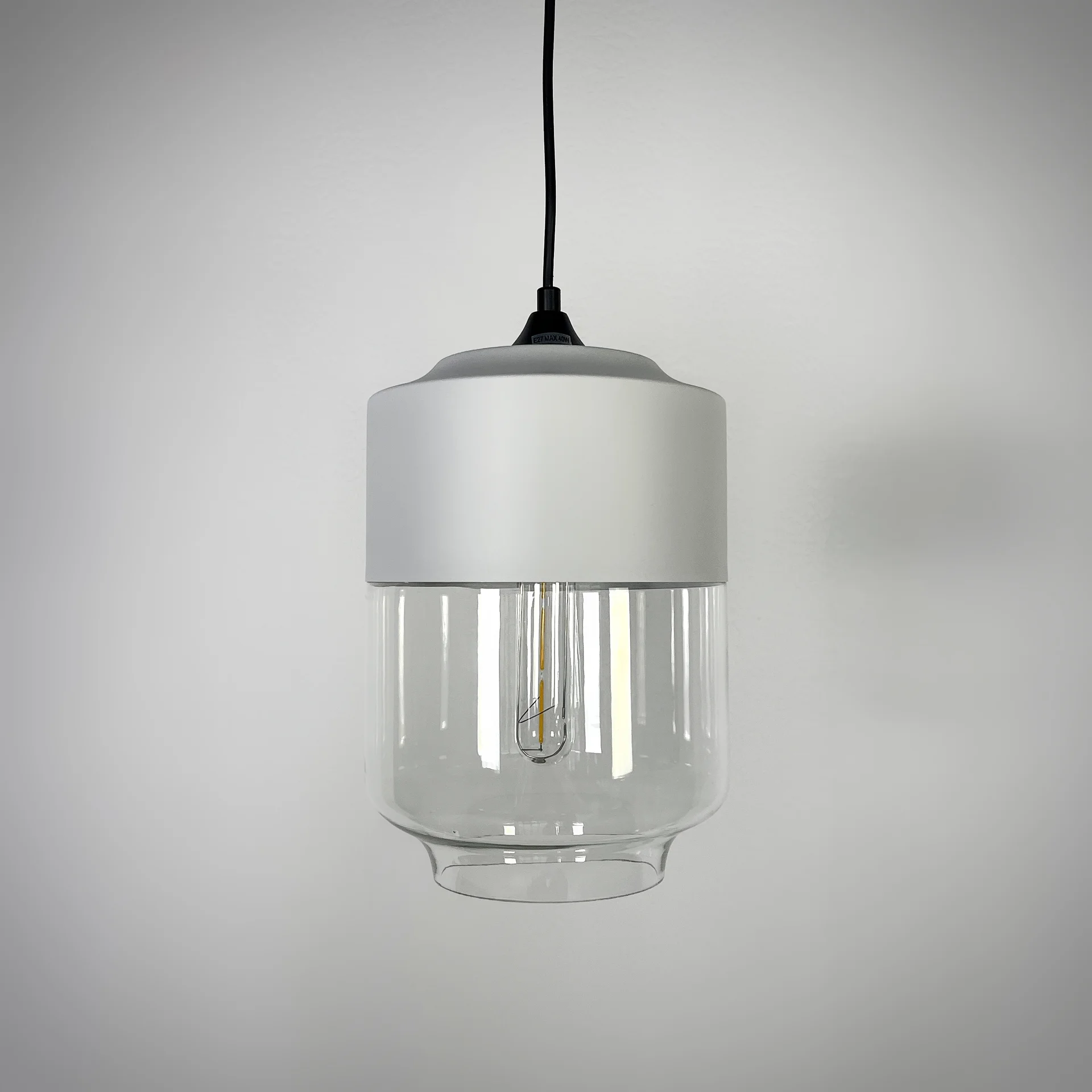 Подвесной светильник NORD A D18 White/Transparent - миниатюра 2