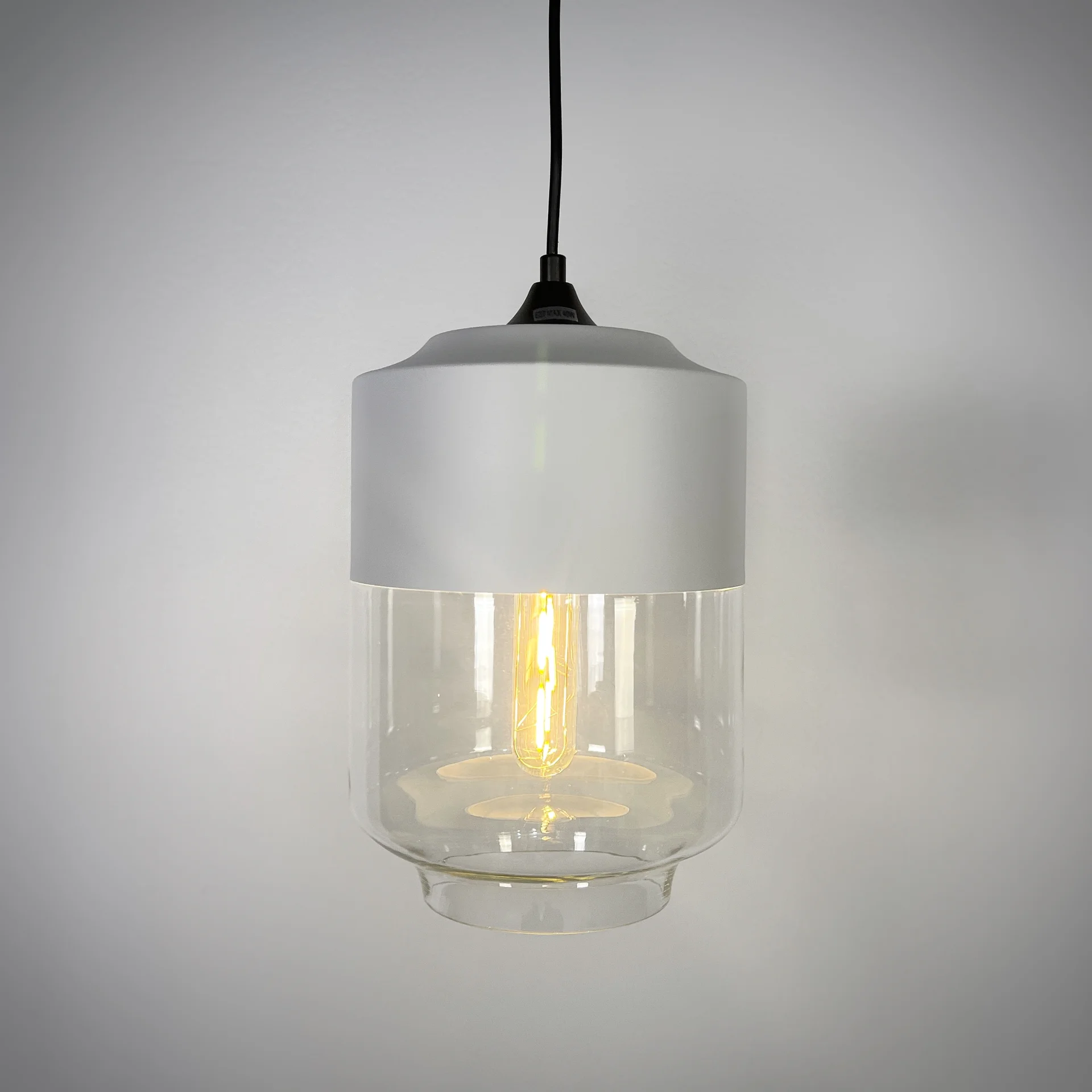 Подвесной светильник NORD A D18 White/Transparent - миниатюра 3
