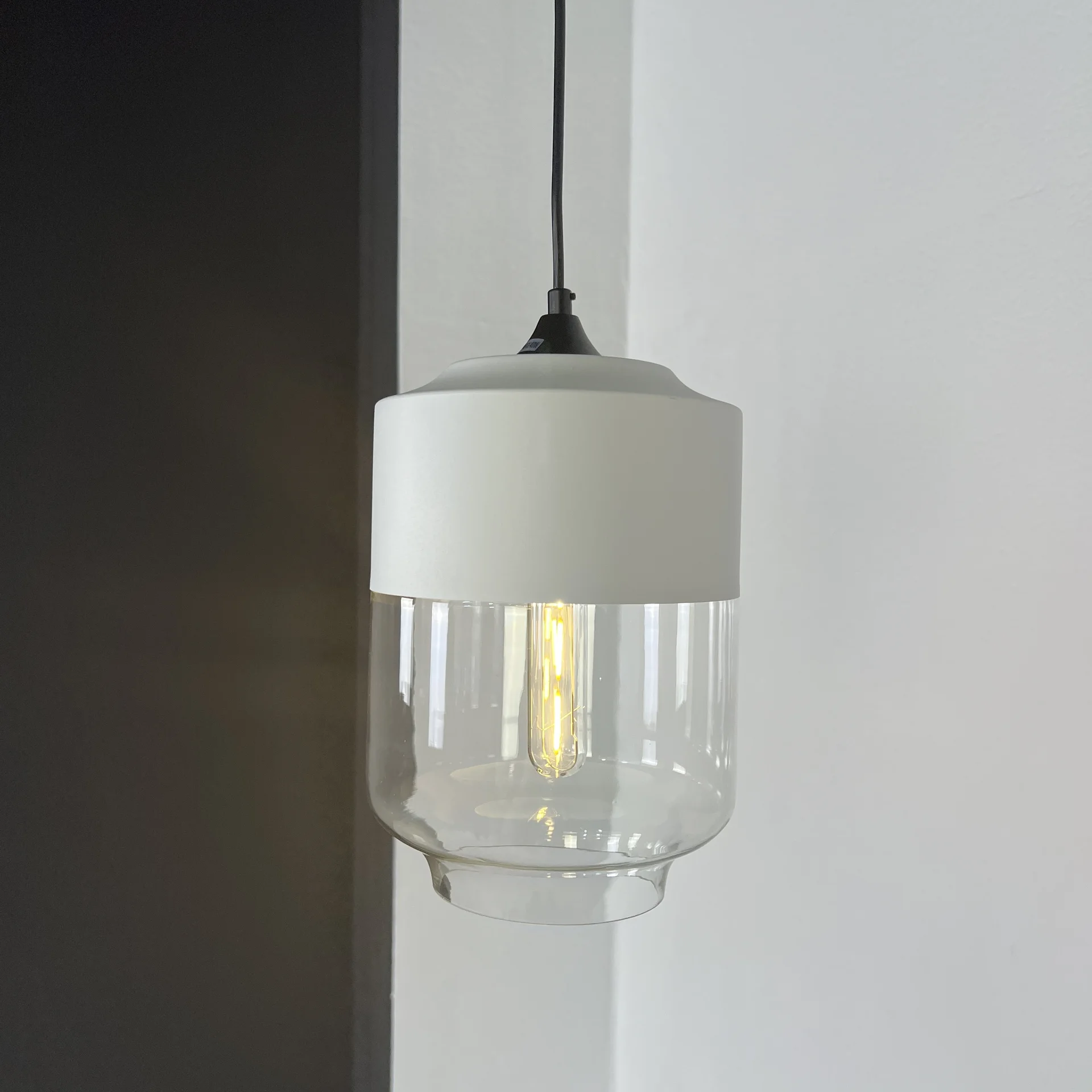 Подвесной светильник NORD A D18 White/Transparent - миниатюра 5