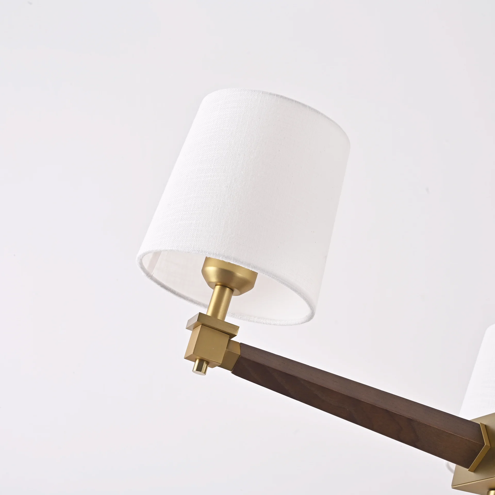 Люстра на штанге Jorgenson D70 White/Dark wood - миниатюра 8