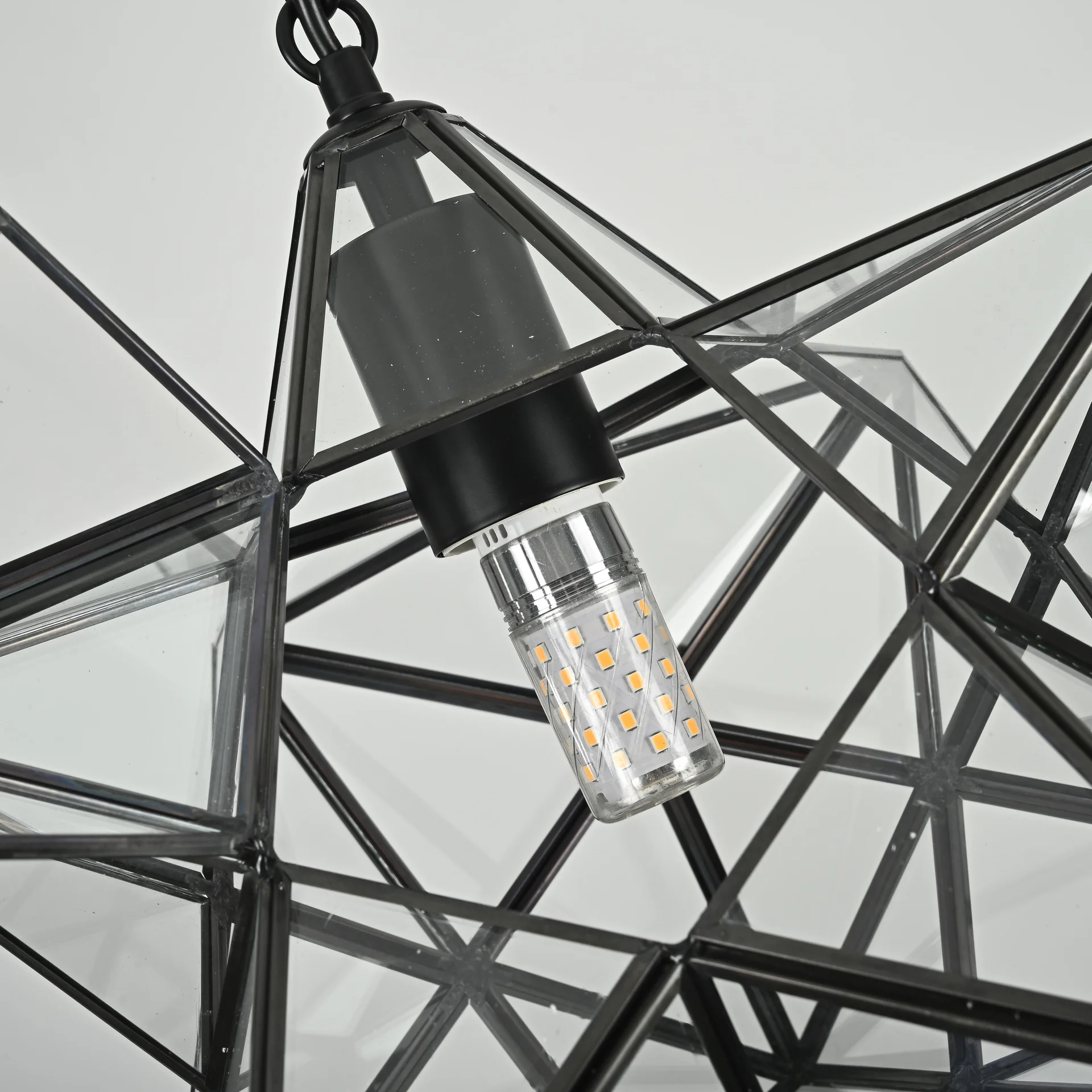 Люстра Black Star Clear Glass 35 см - миниатюра 11