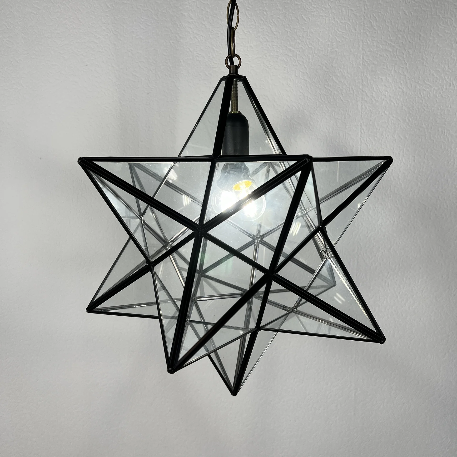 Люстра Black Star Clear Glass 35 см - миниатюра 12