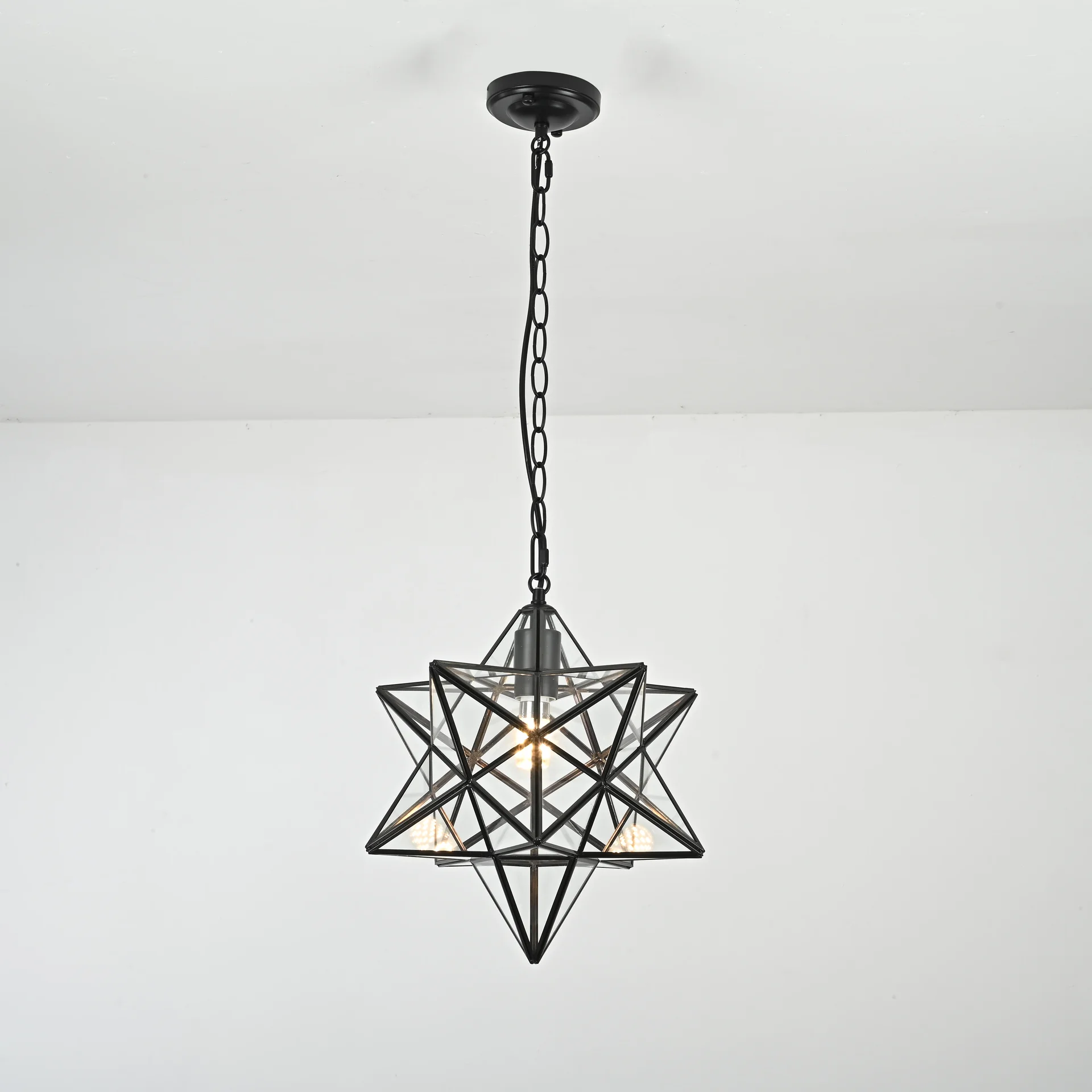 Люстра Black Star Clear Glass 35 см - миниатюра 15