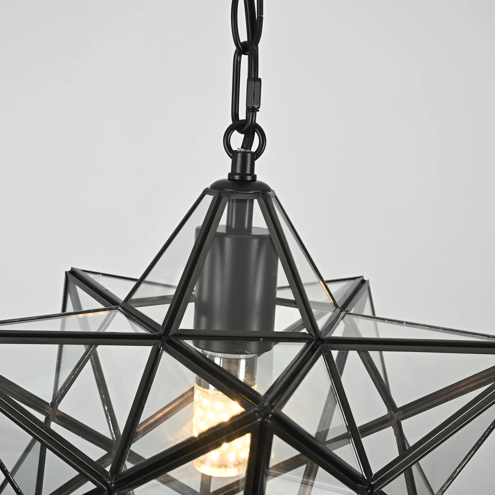 Люстра Black Star Clear Glass 35 см - миниатюра 18