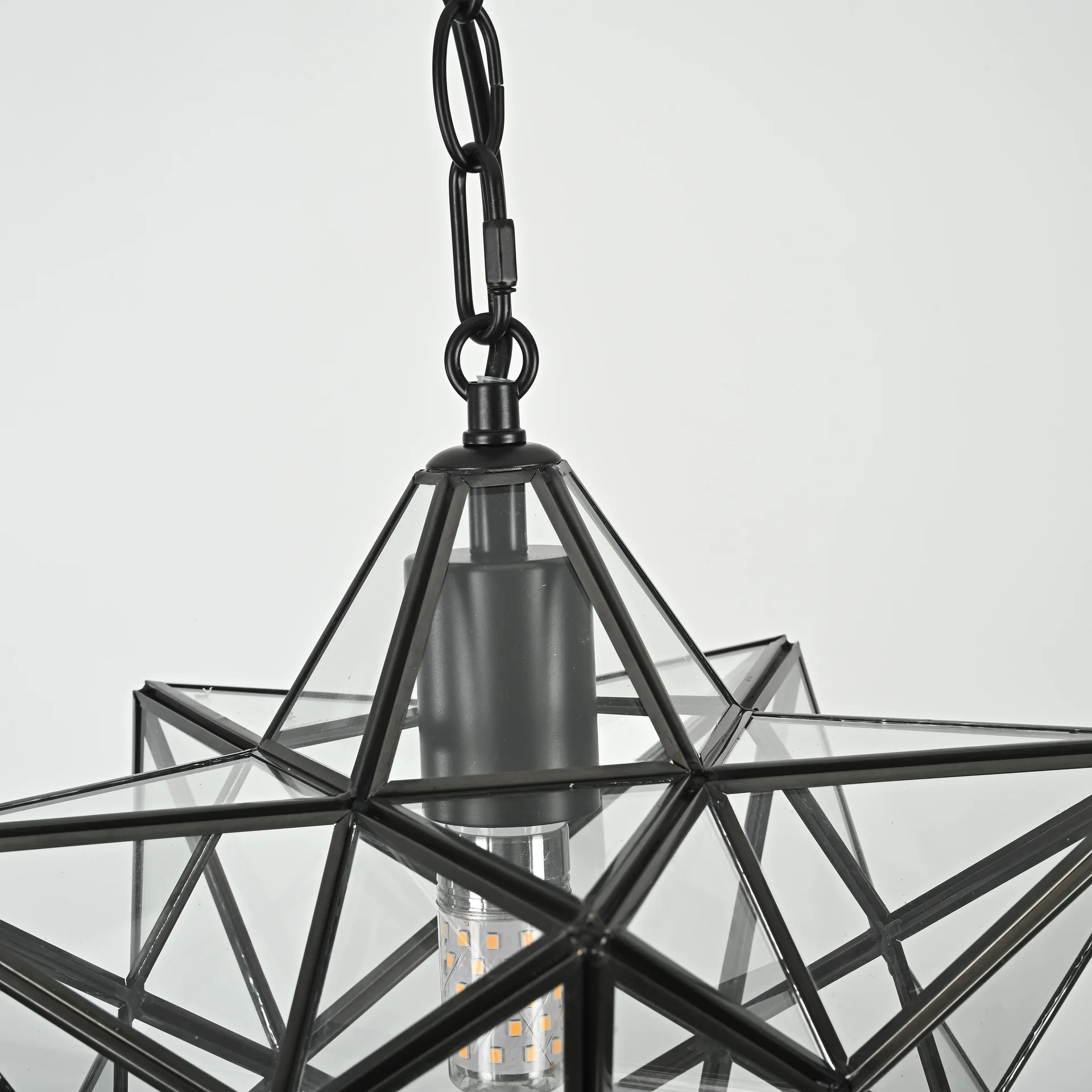 Люстра Black Star Clear Glass 35 см - миниатюра 20