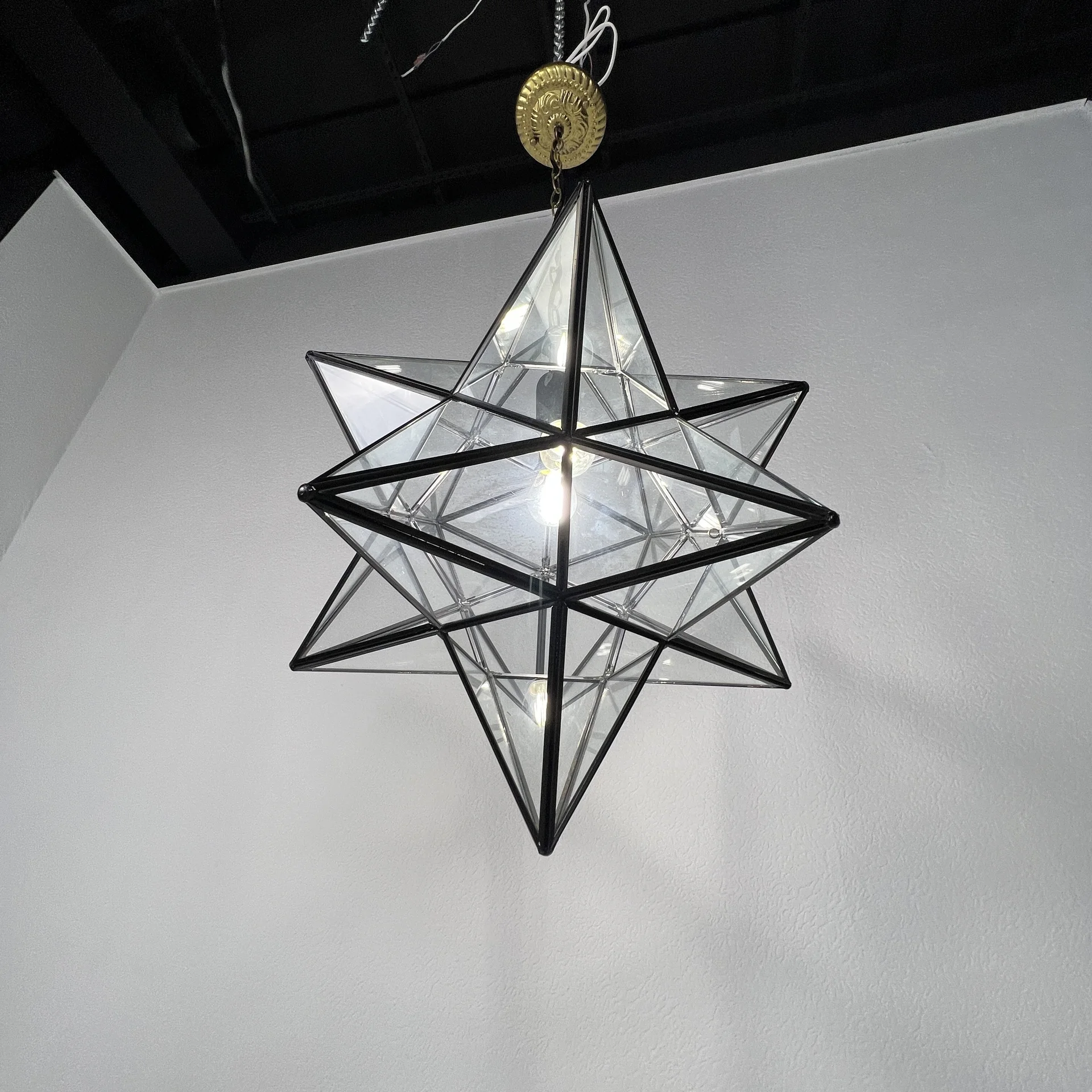 Люстра Black Star Clear Glass 35 см - миниатюра 26
