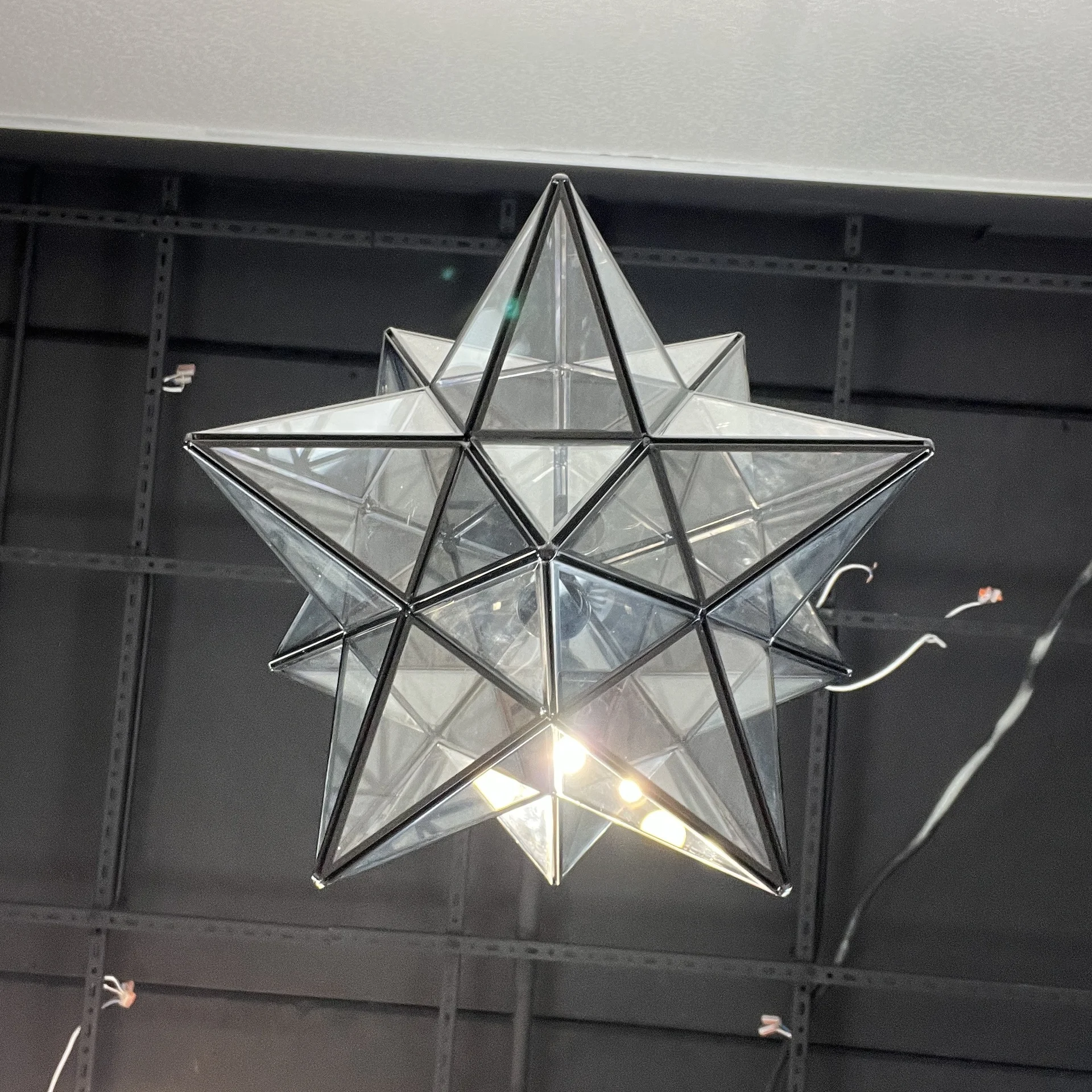 Люстра Black Star Clear Glass 35 см - миниатюра 3