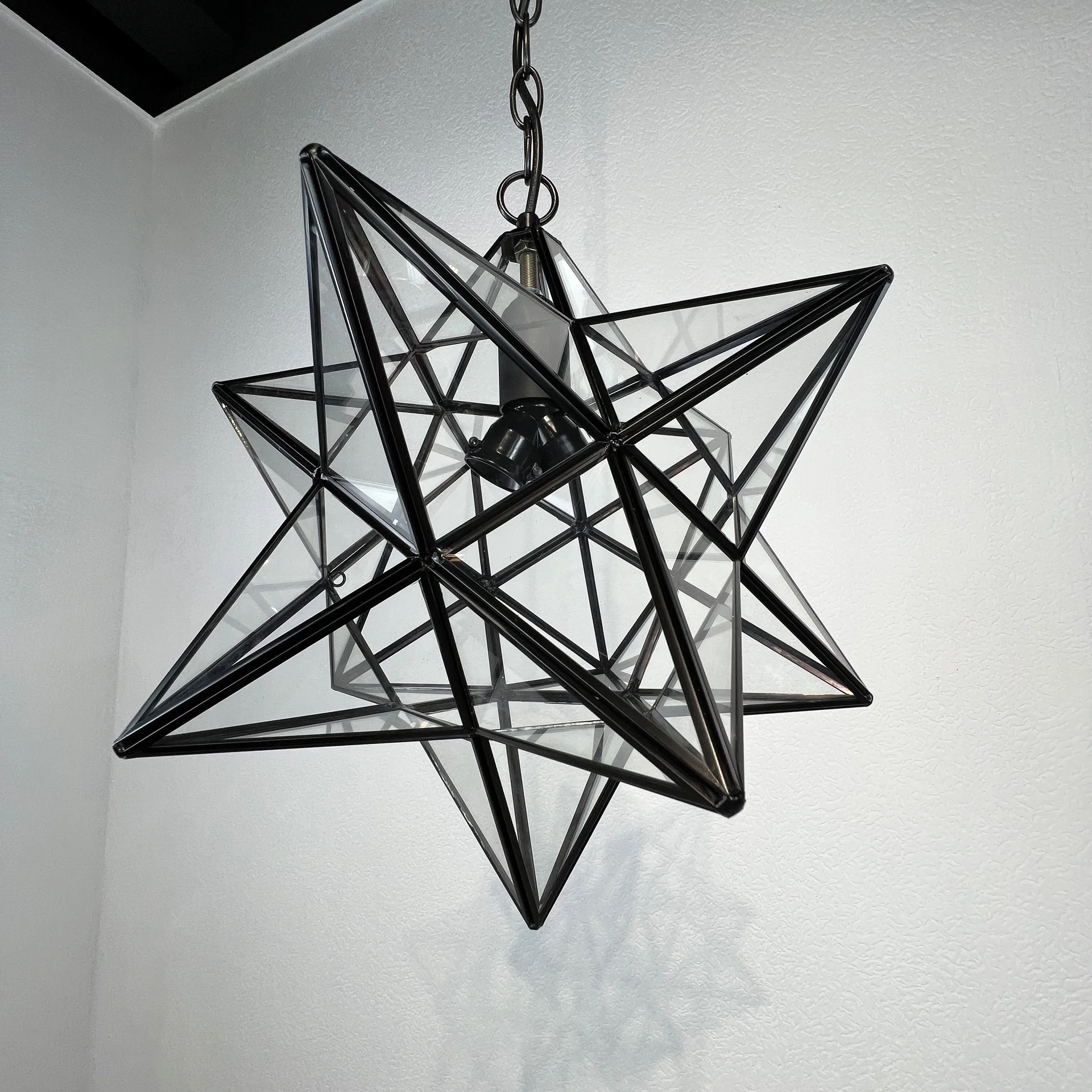 Люстра Black Star Clear Glass 35 см - миниатюра 6