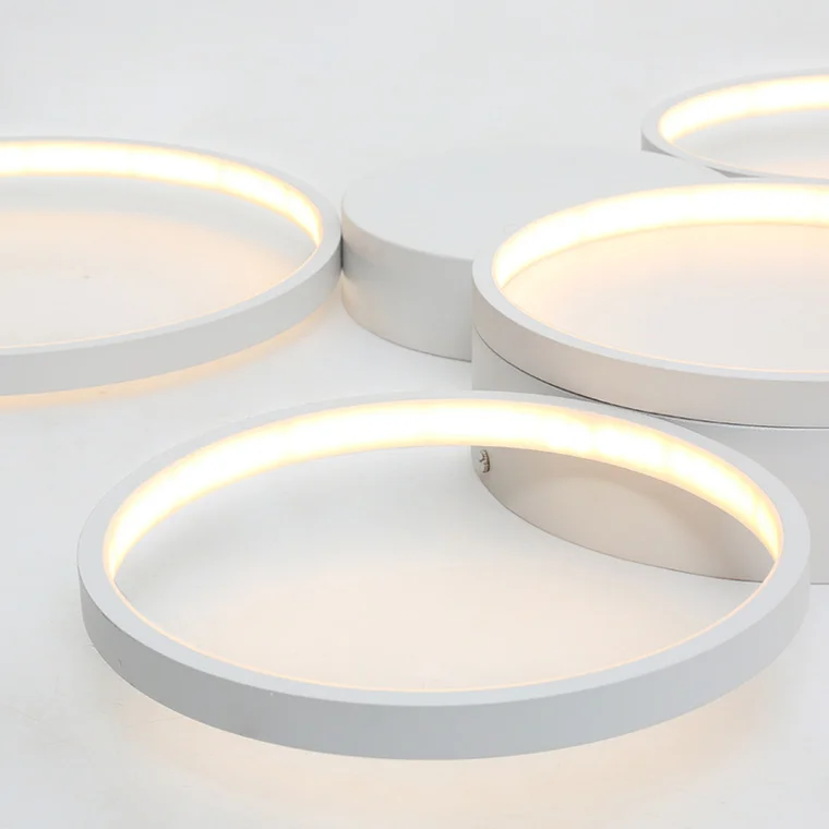 Потолочный светильник TWINE 3 rings White - миниатюра 4