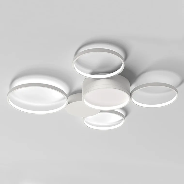 Потолочный светильник TWINE 5 rings White - изображение 1