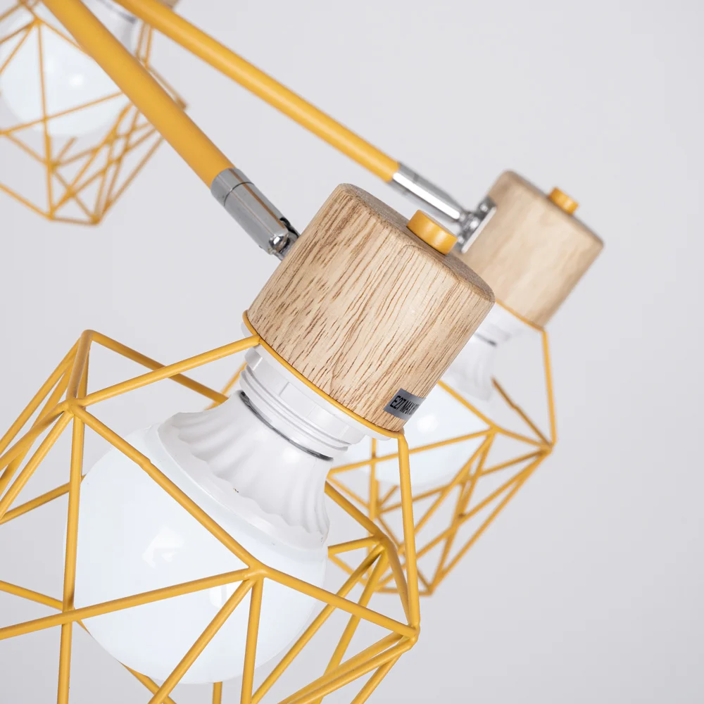 Потолочная люстра CORF B3 Yellow 6 lamps - миниатюра 22