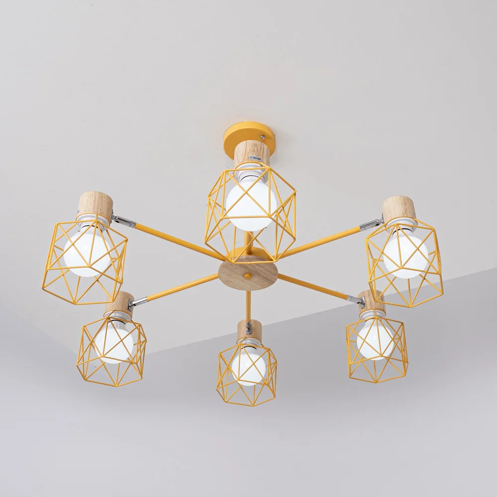 Потолочная люстра CORF B3 Yellow 6 lamps - миниатюра 24