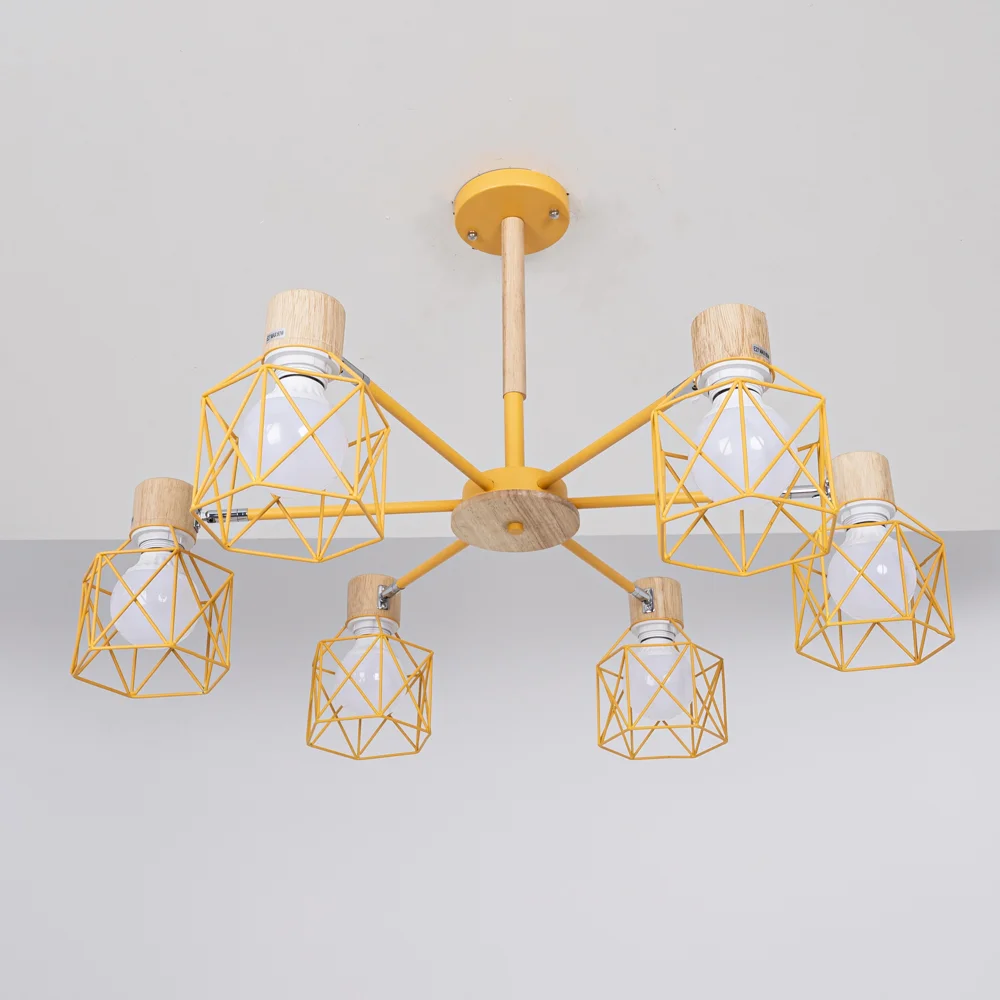 Потолочная люстра CORF B3 Yellow 6 lamps - миниатюра 25