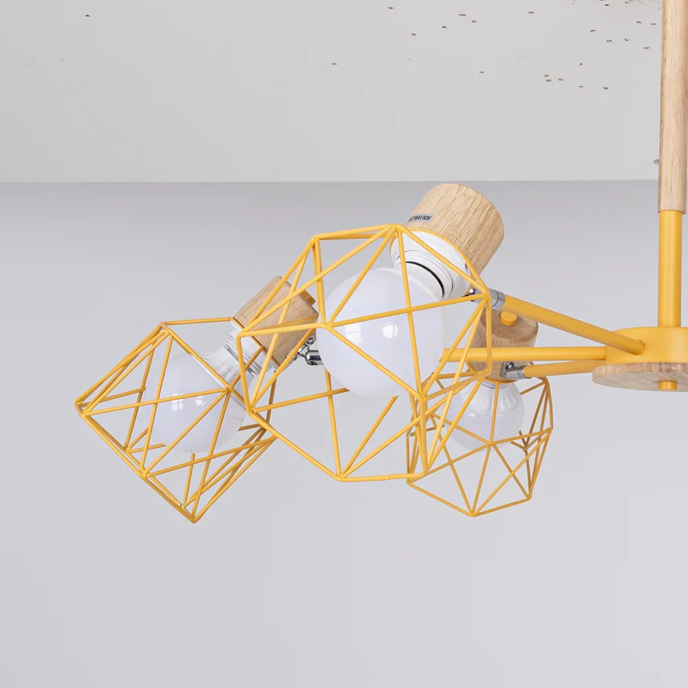 Потолочная люстра CORF B3 Yellow 6 lamps - миниатюра 26