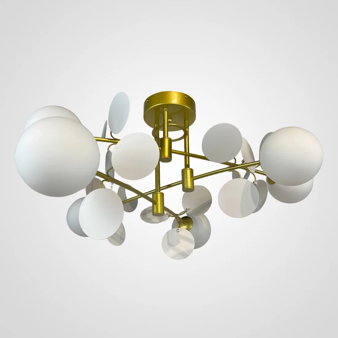 Потолочная люстра Light of MATISSE B D80 Gold White - изображение 1