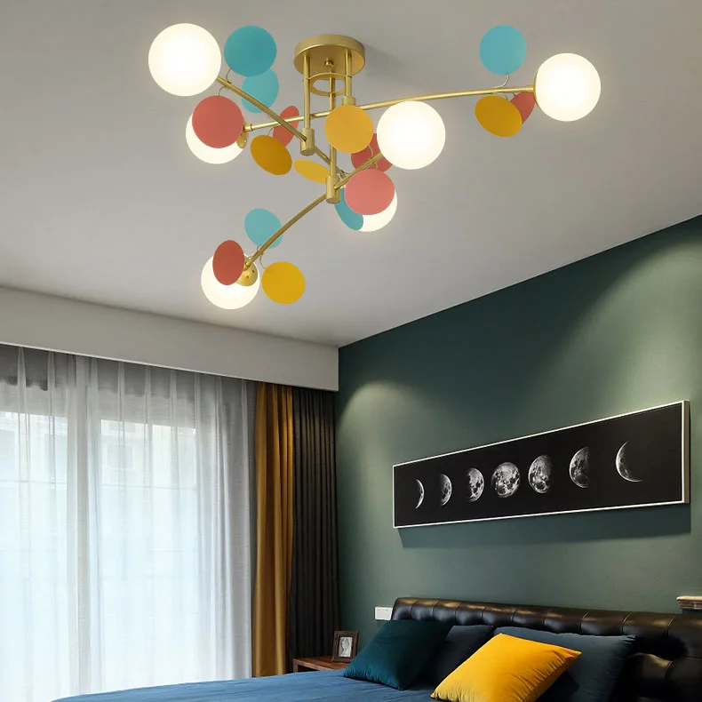 Потолочная люстра Light of MATISSE B D80 Gold White - миниатюра 19