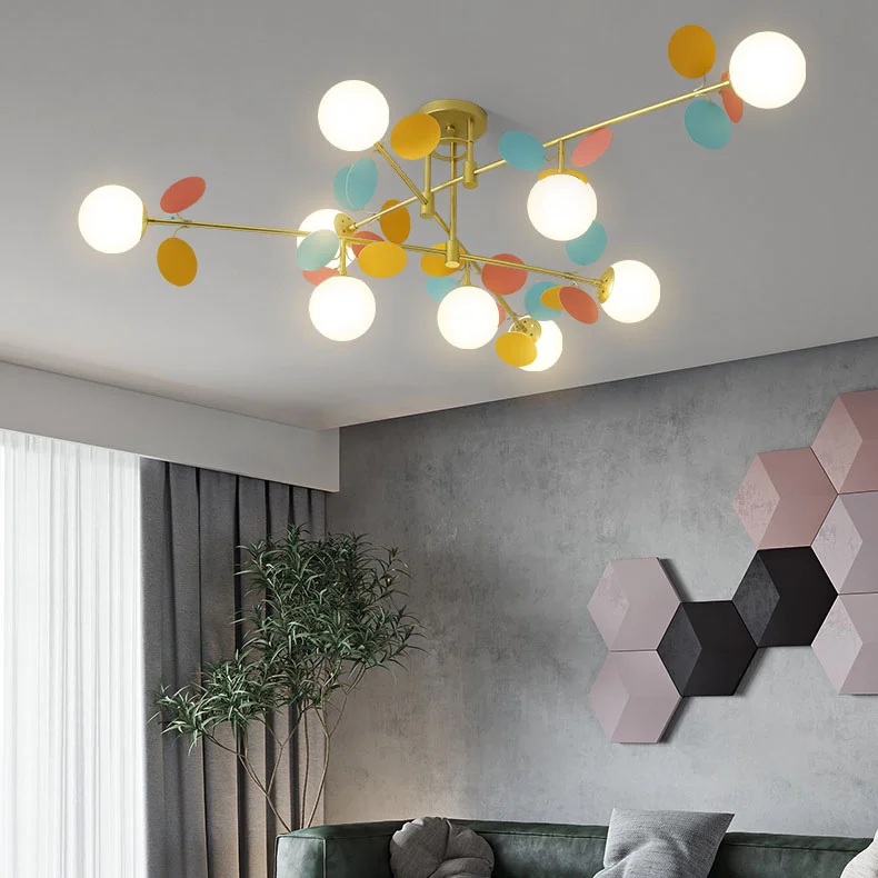 Потолочная люстра Light of MATISSE B D80 Gold White - миниатюра 2
