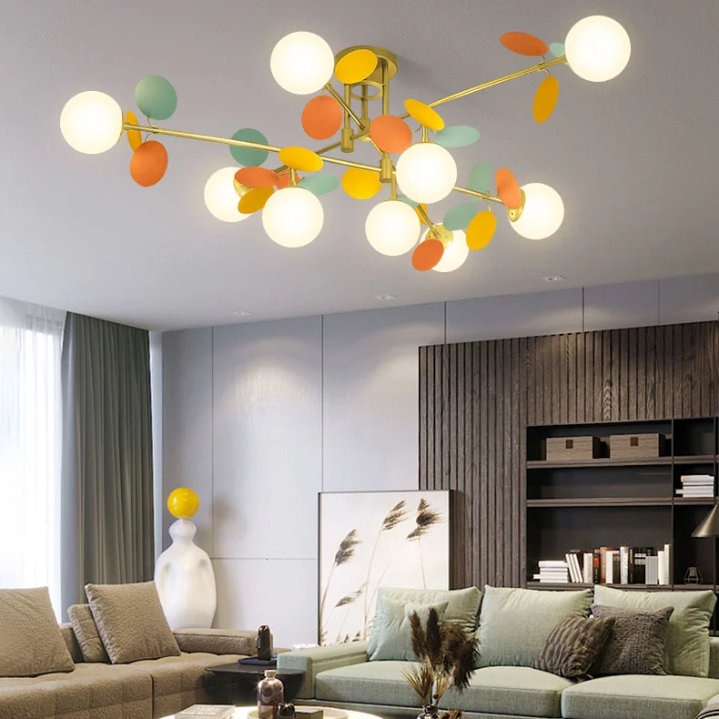 Потолочная люстра Light of MATISSE B D80 Gold White - миниатюра 20
