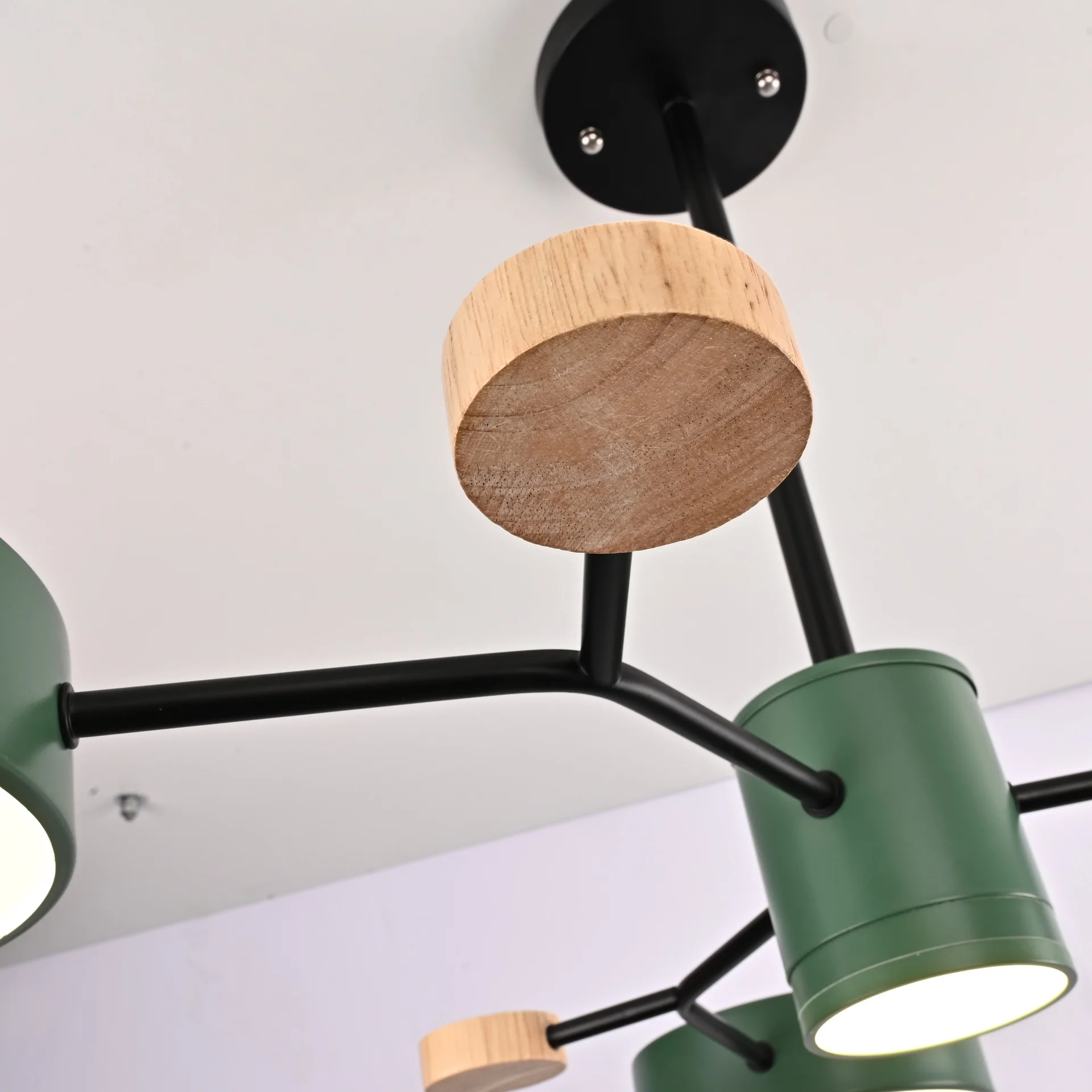 Люстра на штанге MEADE 4 lamps Green - миниатюра 3