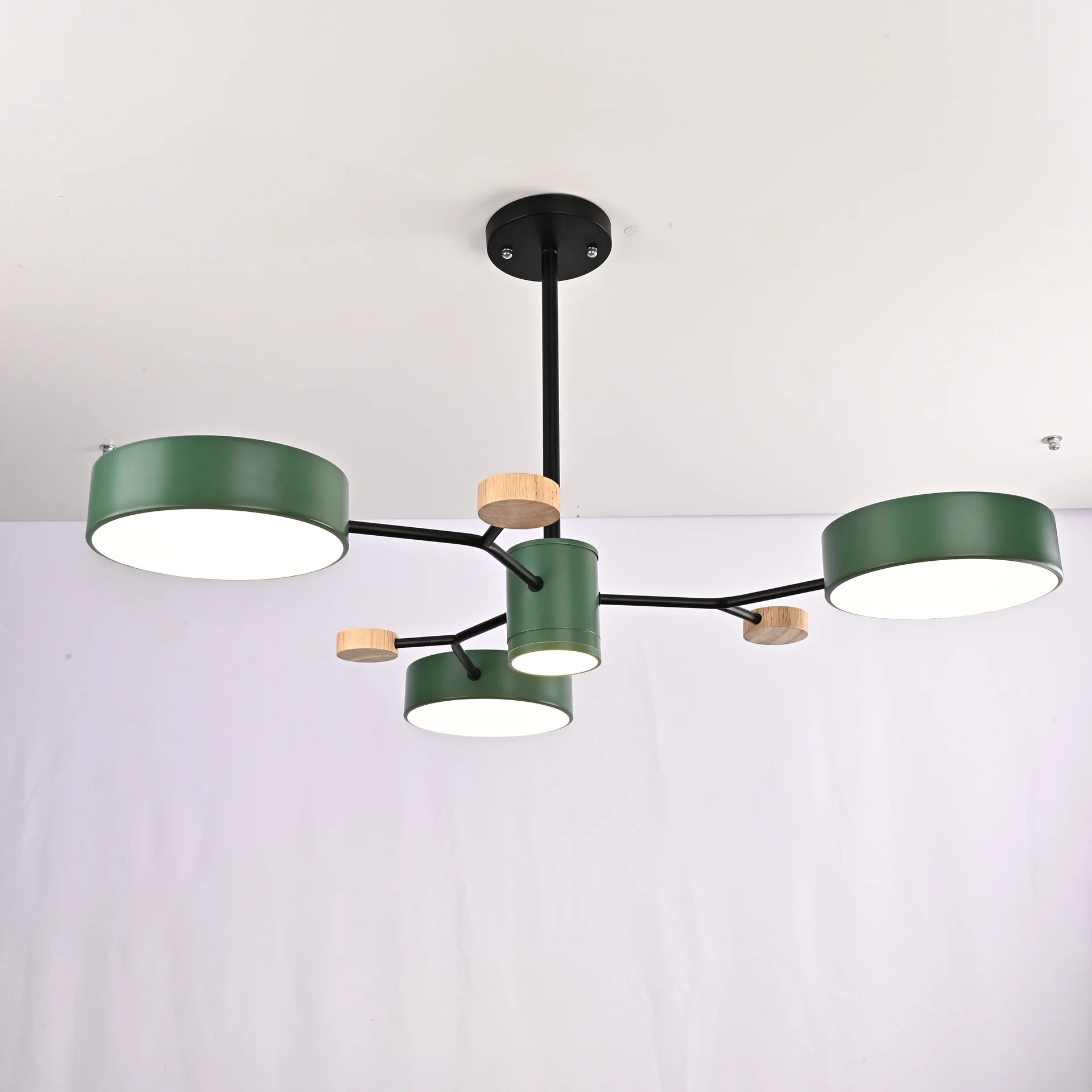 Люстра на штанге MEADE 4 lamps Green - миниатюра 4