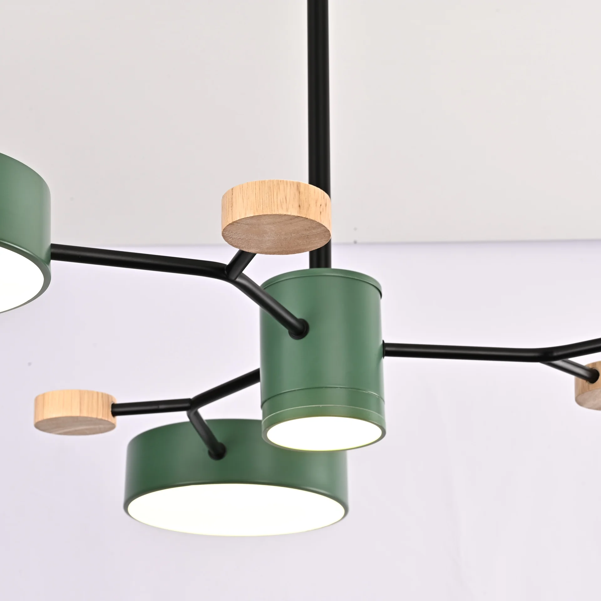 Люстра на штанге MEADE 4 lamps Green - миниатюра 5