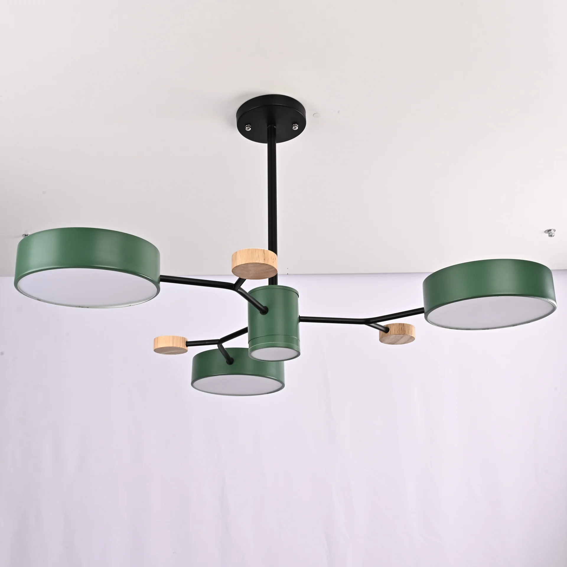 Люстра на штанге MEADE 4 lamps Green - миниатюра 6