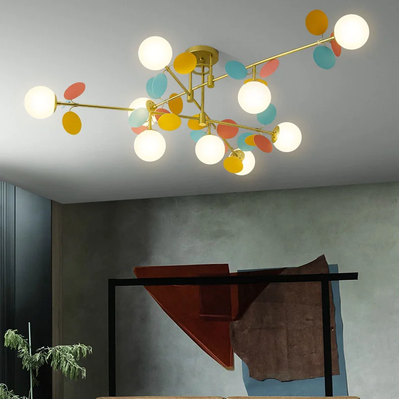 Потолочная люстра Light of MATISSE B D80 Gold Multicolor - миниатюра 6
