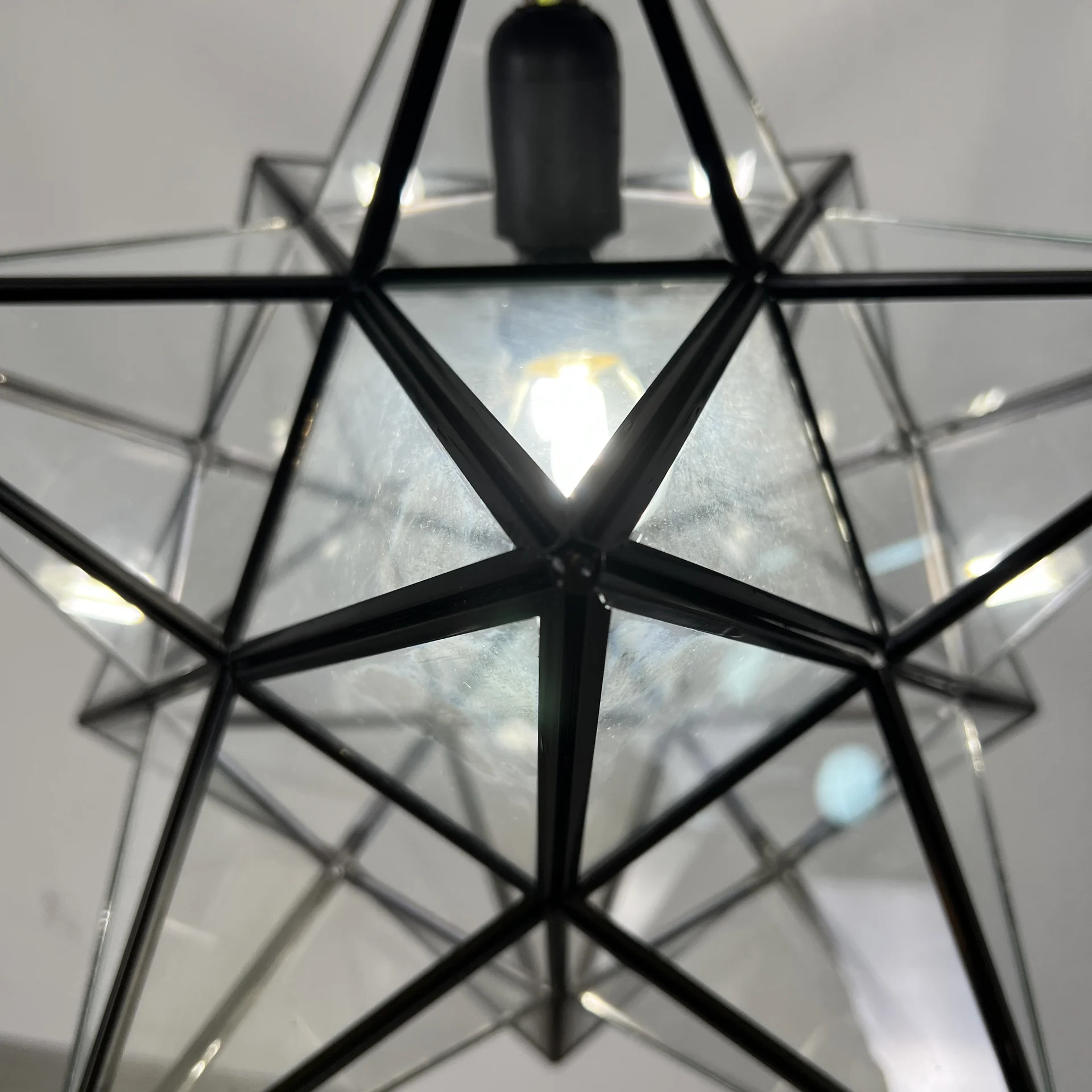 Люстра Black Star Clear Glass 20 см - миниатюра 5